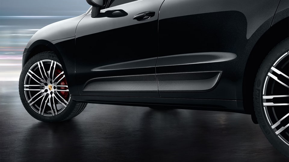 Левые и правые карбоновые накладки Sideblades для Porsche Macan 95B — фото 1