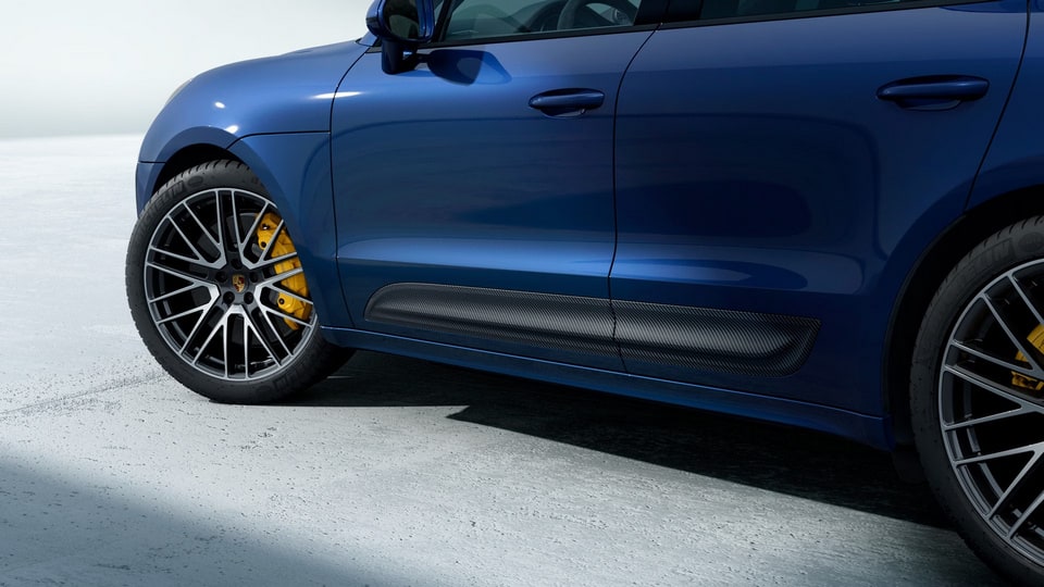 Левые и правые карбоновые накладки Sideblades для Porsche Macan 95B (2021–) — фото 1