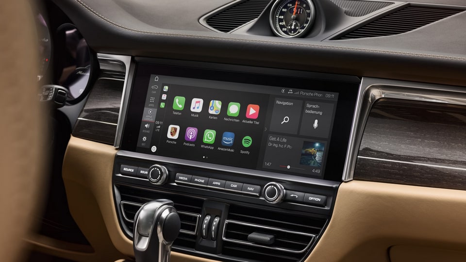 Комплект дооснащения Apple CarPlay для Porsche Macan 95B, Macan 95B (2019–2021), Macan 95B (2021–) — фото 1
