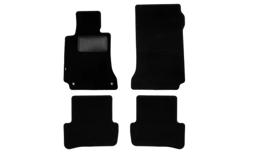 Коврики в салон Klever Standard MERCEDES-BENZ C-Class W204 АКПП 2006-2011, 2011-2015, седан, 4 шт. (текстиль) / Мерседес Бенц С класс — фото 1