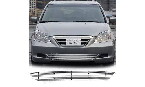 нижняя Grille 2005 2006 2007 Honda Odyssey полированная алюминиевая Grill — фото 1