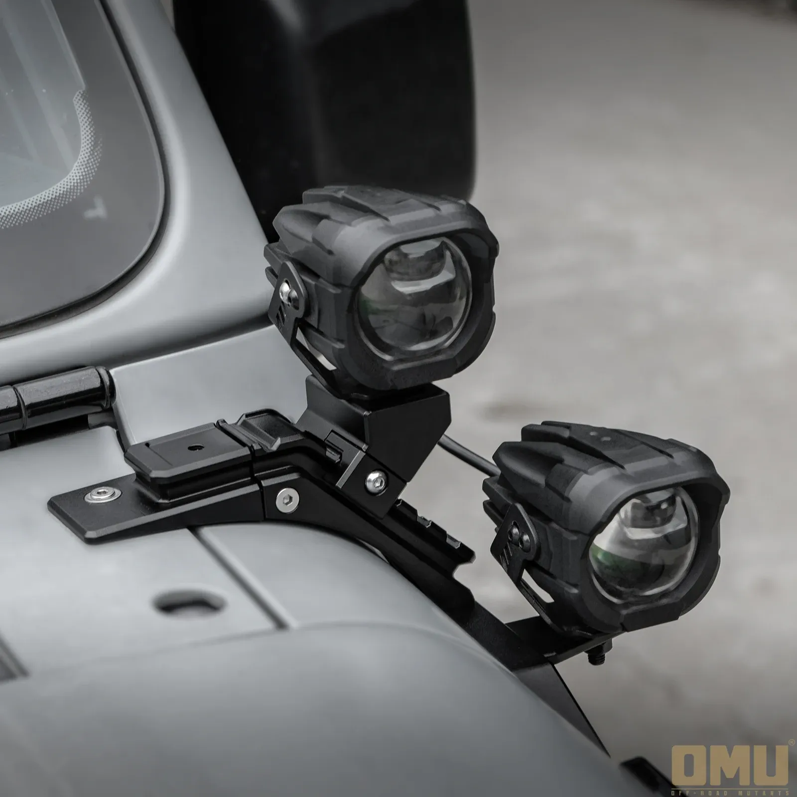 Кронштейн на стойку A-Pillar OMU 4x4 для Jeep Wrangler JL / Gladiator JT (2018-2024) — фото 5