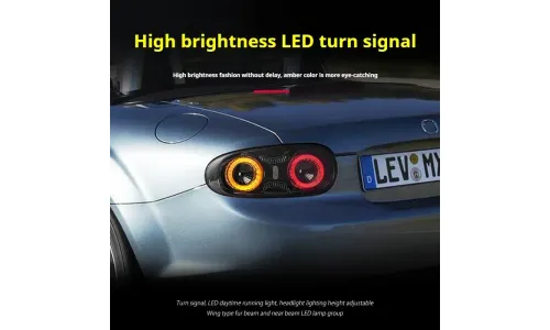 Задние LED-фонари динамический поворотник для Mazda MX-5 NC2/NC3 (2007-2015), комплект, комплект, FT Carlight Carlight — фото 5