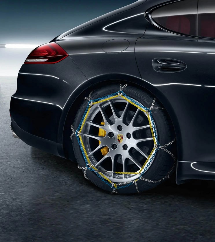 Цепи противоскольжения, 2 шт. для Porsche Panamera 970, Panamera 970 рестайлинг — фото 1