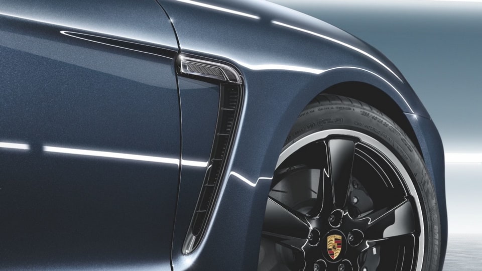 Решётки выпускных воздуховодов под окраску для Porsche Panamera 970 рестайлинг — фото 1