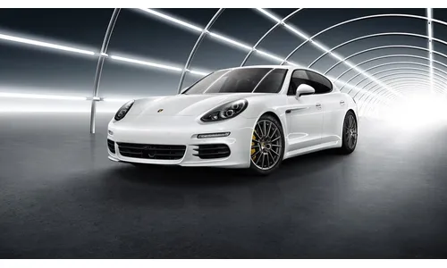 Чёрные светодиодные фары PDLS Plus для Porsche Panamera 970 рестайлинг — фото 3