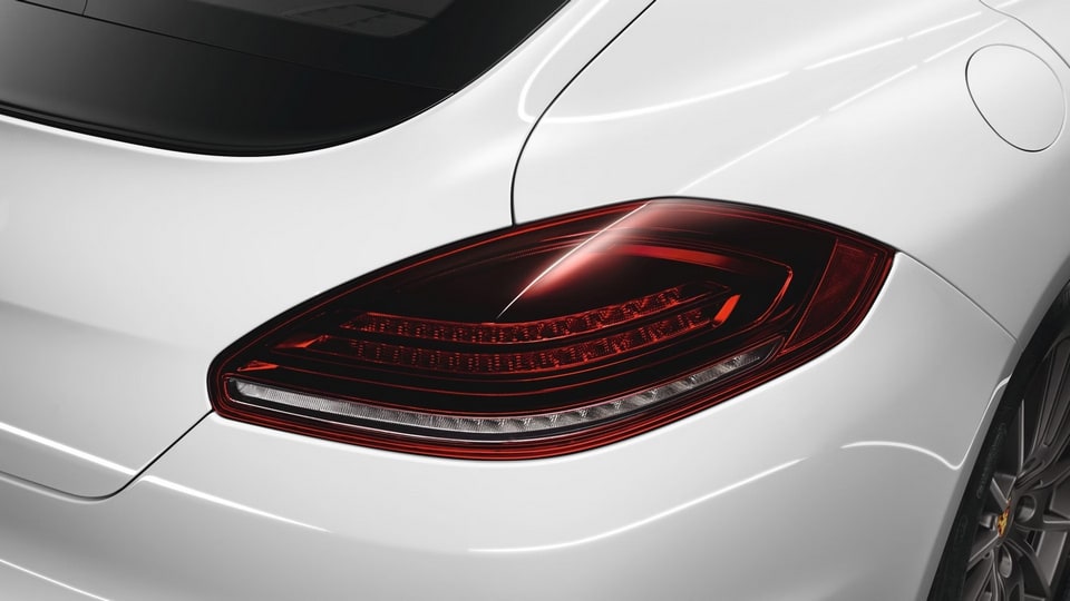 Затемнённые светодиодные задние фонари для Porsche Panamera 970 рестайлинг — фото 1