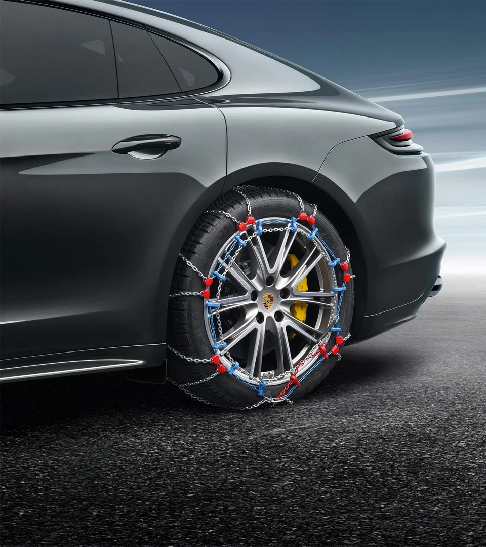 Цепи противоскольжения, 2 шт. для Porsche Panamera 971, Panamera 971 рестайлинг, Panamera G3 — фото 3