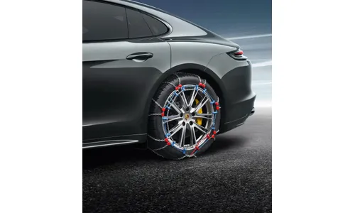 Цепи противоскольжения, 2 шт. для Porsche Panamera 971, Panamera 971 рестайлинг, Panamera G3 — фото 3