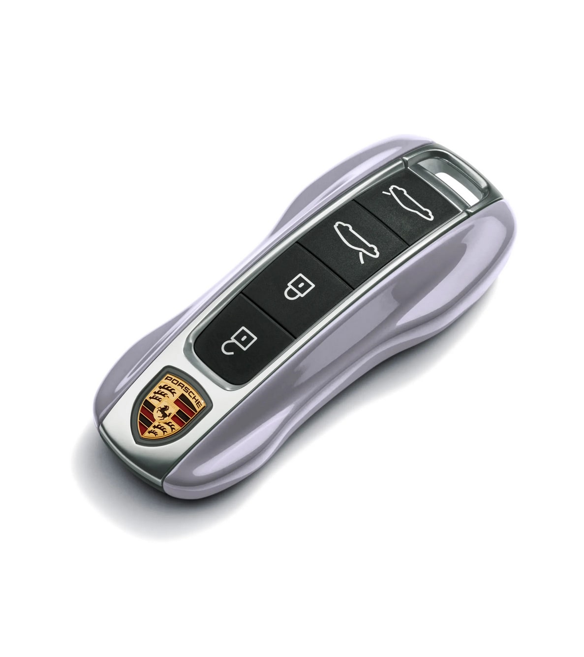 Окрашенные боковые накладки ключа, 2 шт., Лавандовый Provence для Porsche Taycan, Panamera, Cayenne, 911 — фото 1