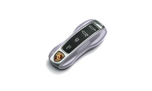 Окрашенные боковые накладки ключа, 2 шт., Лавандовый Provence для Porsche Taycan, Panamera, Cayenne, 911 — фото 1