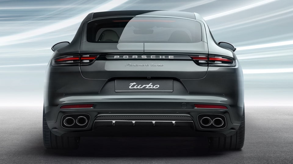 Затемнённые LED-фонари со световой полосой для Porsche Panamera 971 — фото 1