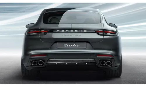 Затемнённые LED-фонари со световой полосой для Porsche Panamera 971 — фото 1