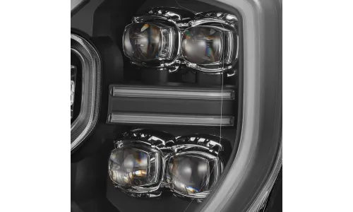 Фары проекторные светодиодные Black NOVA для Ford Ranger 2024–2026, AlphaRex — фото 2