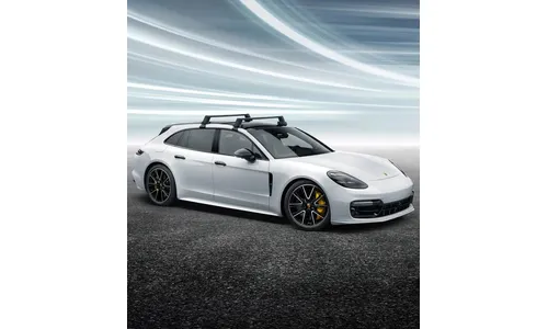 Поперечины багажной системы, чёрные анодированные для Porsche Panamera 971 Sport Turismo, Panamera 971 рестайлинг Sport Turismo — фото 1
