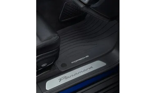 Комплект всепогодных ковриков салона, 4 шт., чёрный для Porsche Panamera G3 — фото 3