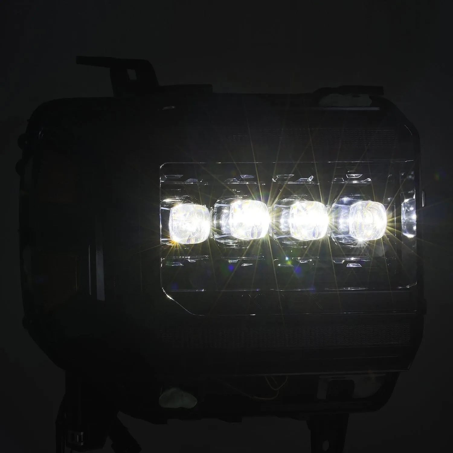 Фары светодиодные Alpha-Black NOVA для GMC Sierra 1500/2500/3500 2015–2018, AlphaRex — фото 7