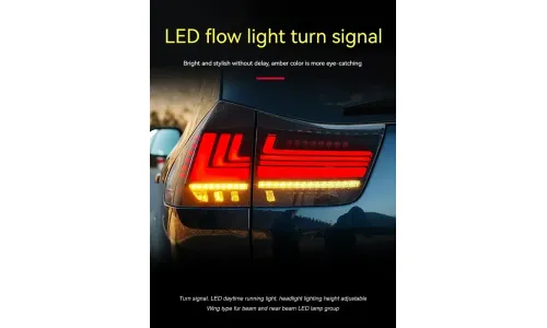 Задние LED-фонари динамический поворотник для Lexus RX (2004-2008), комплект, комплект, FT Carlight Carlight — фото 5