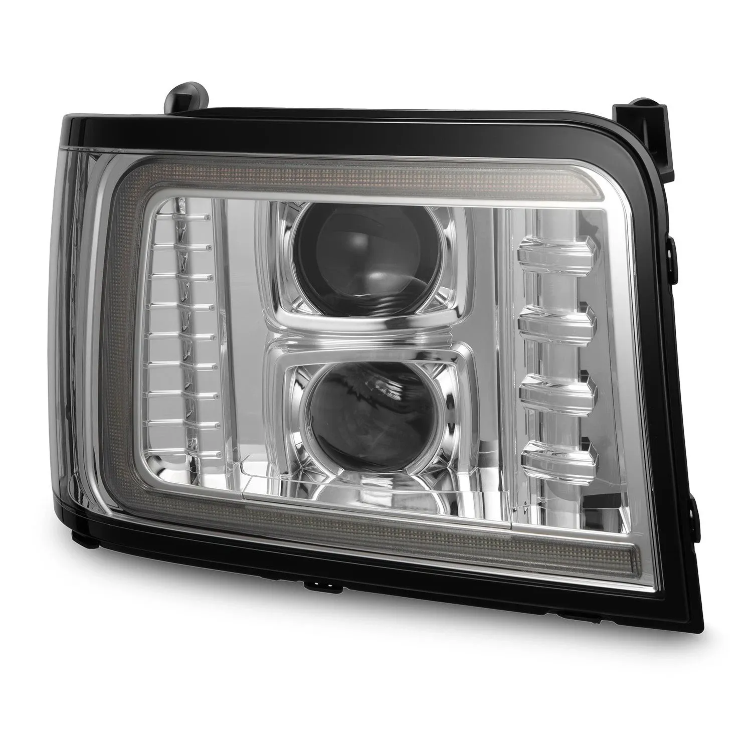 Фары проекторные светодиодные LUXX для Ford F-150/250/350 Bronco 1992–1996, AlphaRex — фото 7