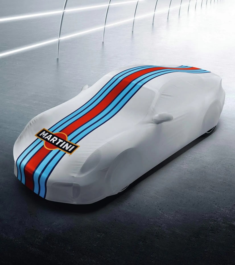 Гаражный чехол автомобиля MARTINI RACING®, без Aerokit для Porsche 911 991.1 — фото 2