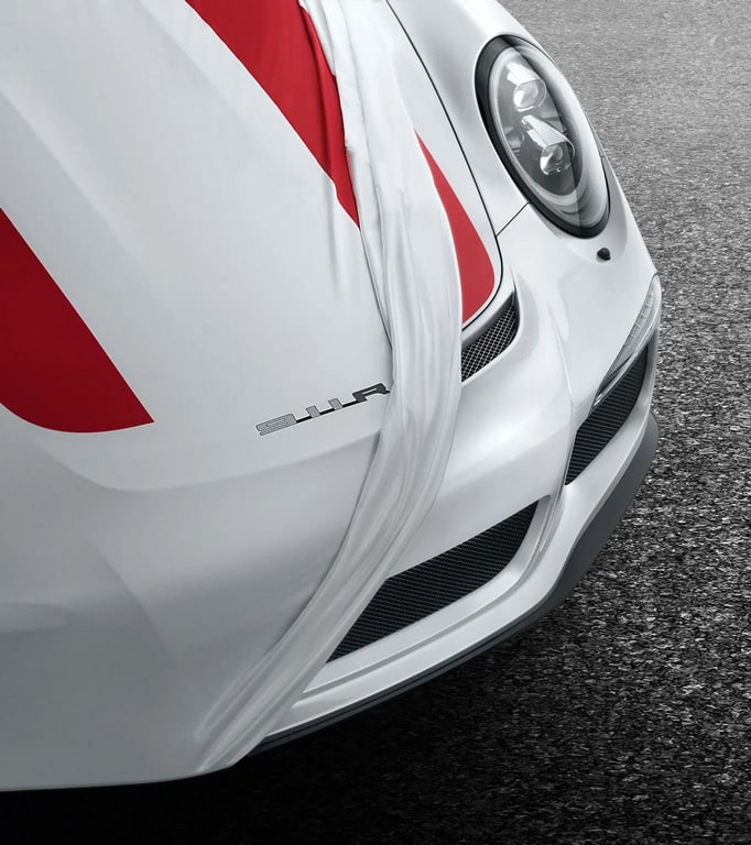Гаражный чехол автомобиля 911 R, Красный для Porsche 911 991.1 — фото 3