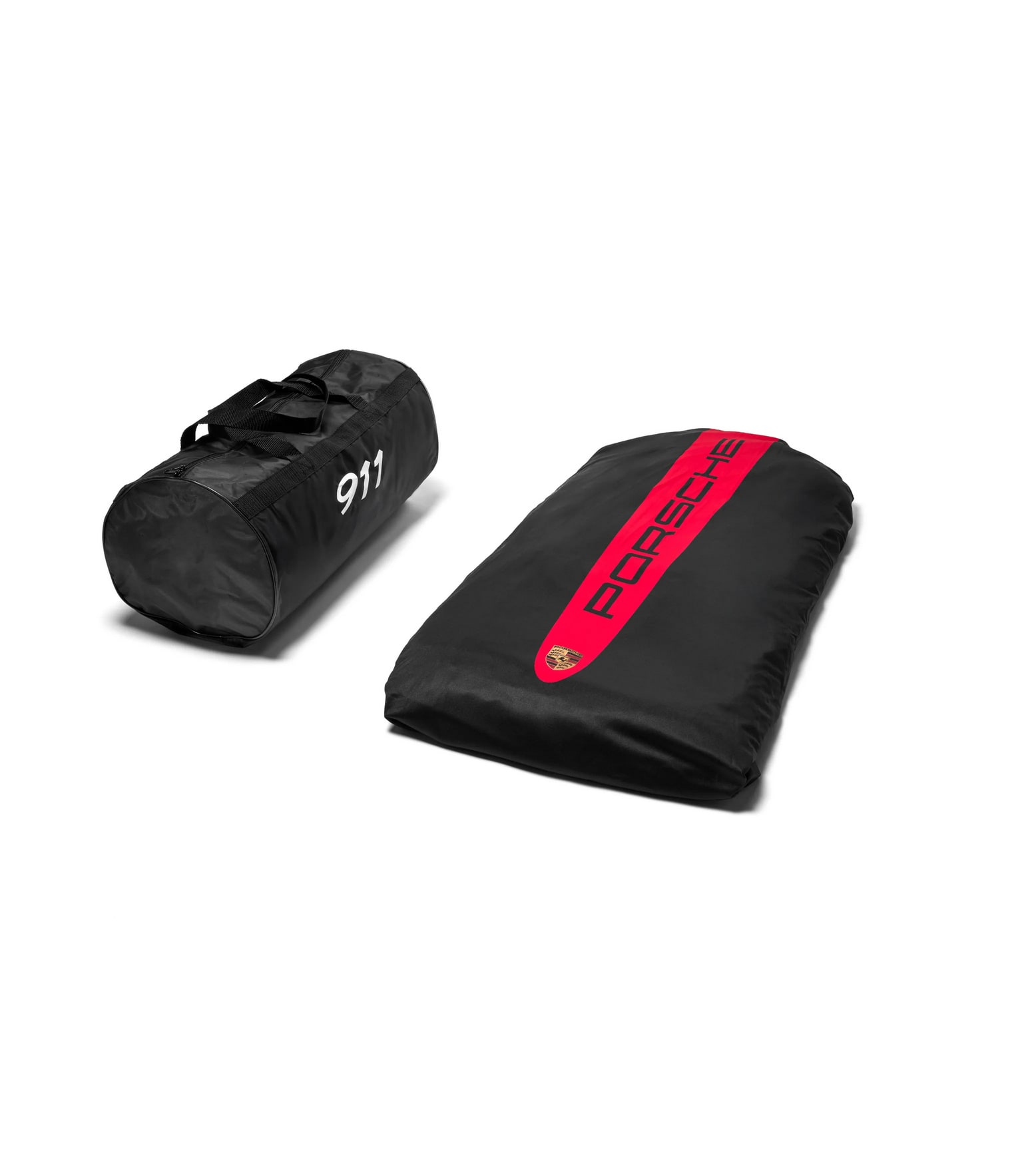 Чехол для хранения автомобиля в помещении Indoor Car Cover Plus, чёрный с красной отделкой для Porsche 911 991.1 GT3 RS — фото 1