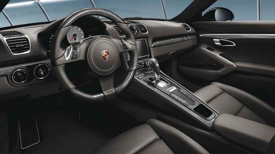 Карбоновый комплект отделки салона, для PDK, чёрный для Porsche Boxster/Cayman 981, 911 991.1 — фото 2