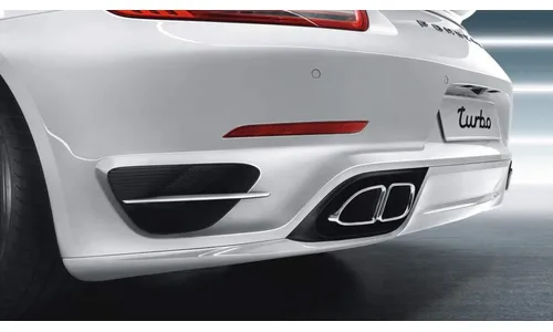 Нижняя часть заднего бампера под окраску для Porsche 911 991.1 Turbo — фото 1