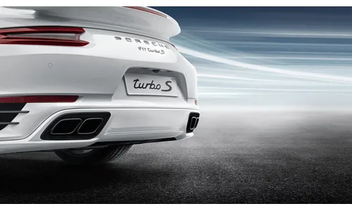 Нижняя часть заднего бампера под окраску для Porsche 911 991.2 Turbo — фото 1
