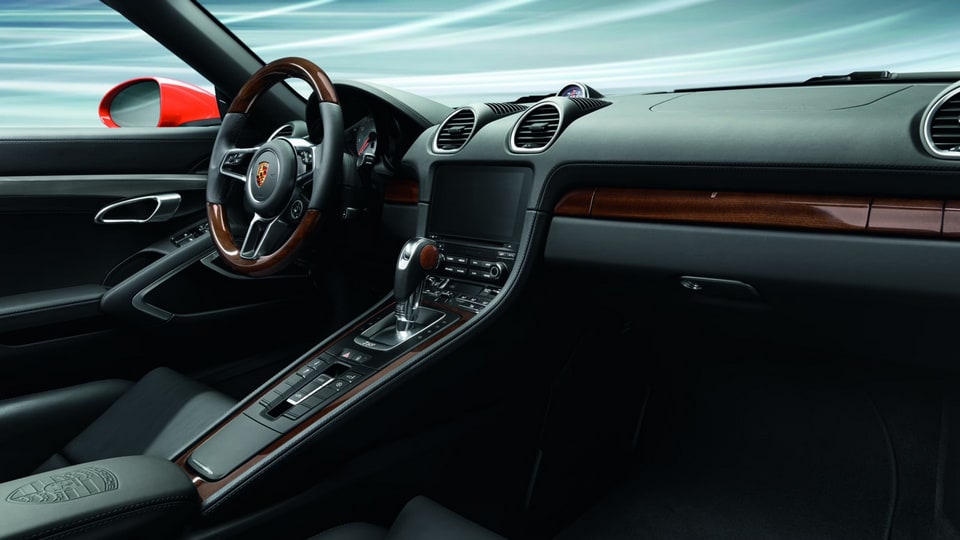 Комплект отделки салона из махагони, для PDK для Porsche Boxster/Cayman 982, 911 991.2 — фото 2