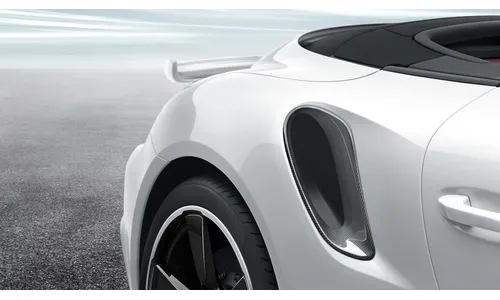 Карбоновые воздухозаборники задних боковин для Porsche 911 991.2 Turbo — фото 1