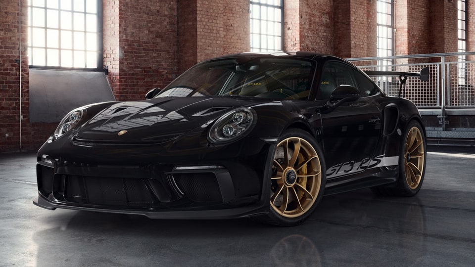 Серебристые боковые наклейки GT3 RS для Porsche 911 991.2 GT3 RS — фото 2