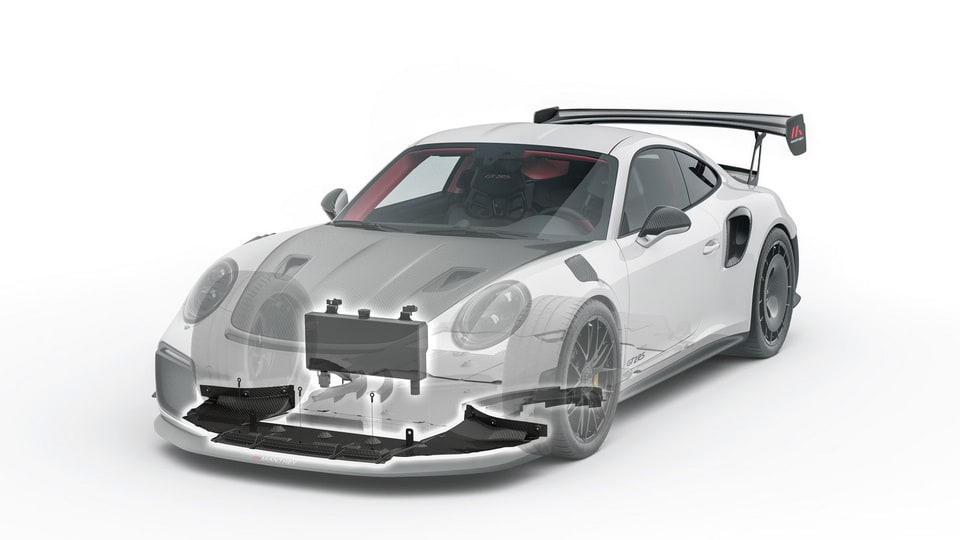 Комплект Manthey Kit GT2 RS, с подъёмом передней оси для Porsche 911 991.2 GT2 RS — фото 1