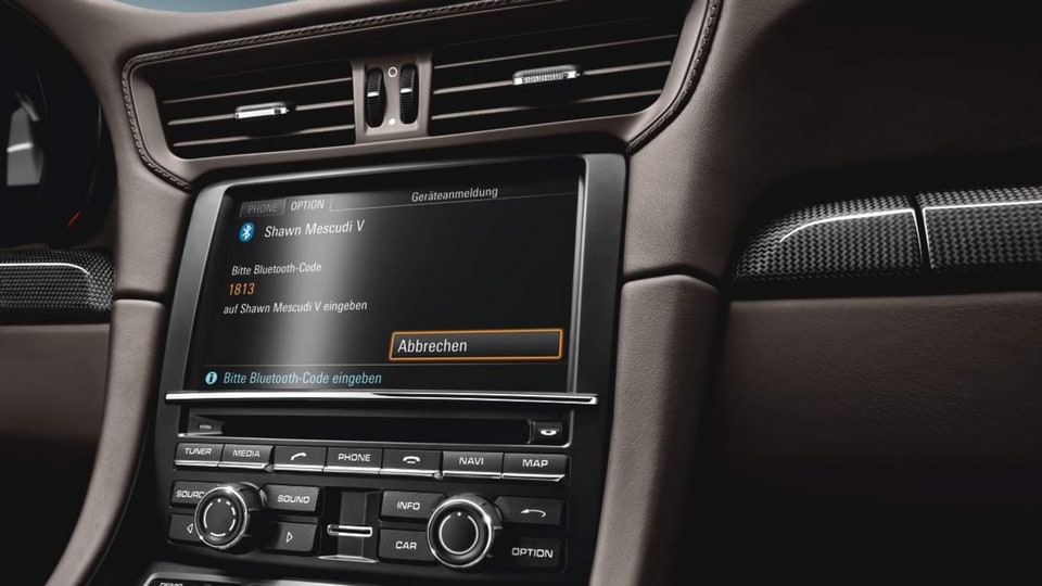Комплект громкой связи Bluetooth HFP для Porsche Boxster/Cayman 981, 911 991.1 — фото 1