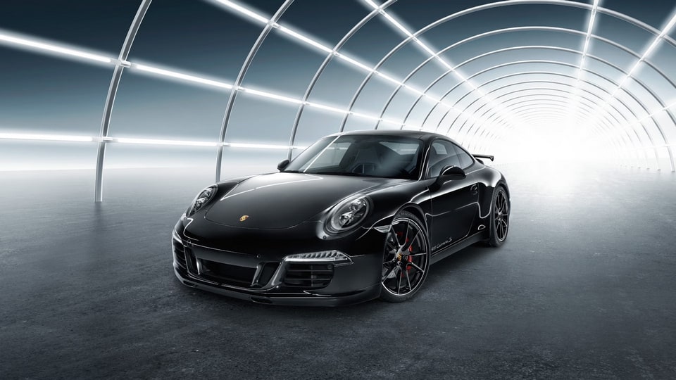 Чёрные светодиодные фары PDLS Plus для Porsche 911 991.1 — фото 1