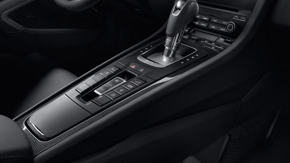 Карбоновая накладка центральной консоли для Porsche Boxster/Cayman 981, Boxster/Cayman 982, 911 991.1, 911 991.2 — фото 2