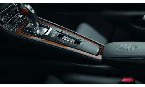 Накладка центральной консоли из махагони для Porsche Boxster/Cayman 981, Boxster/Cayman 982, 911 991.1, 911 991.2 — фото 5