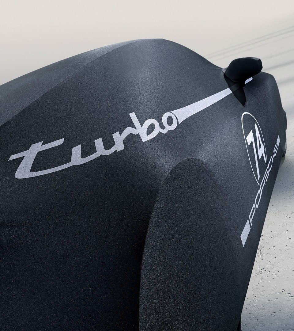 Гаражный чехол turbo 50 с чехлом руля для Porsche 911 992.1 Turbo — фото 2