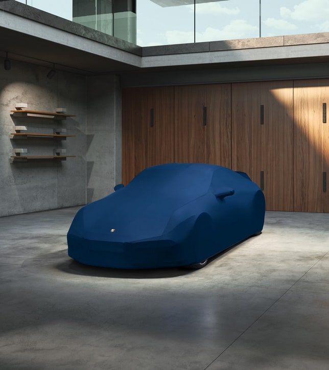 Уличный защитный чехол Outdoor Plus, Синий для Porsche 911 992.1 Sport Classic, с Aerokit — фото 2