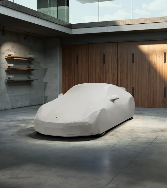 Уличный защитный чехол Outdoor Plus, Бежевый для Porsche 911 992.1 Sport Classic, с Aerokit — фото 2