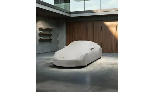 Уличный защитный чехол Outdoor Plus, Бежевый для Porsche 911 992.1 Sport Classic, с Aerokit — фото 2