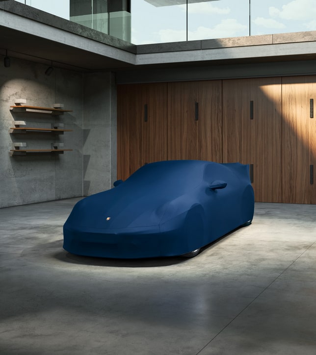 Уличный защитный чехол Outdoor Plus, Синий для Porsche 911 992.1 GT3, с Aerokit — фото 2