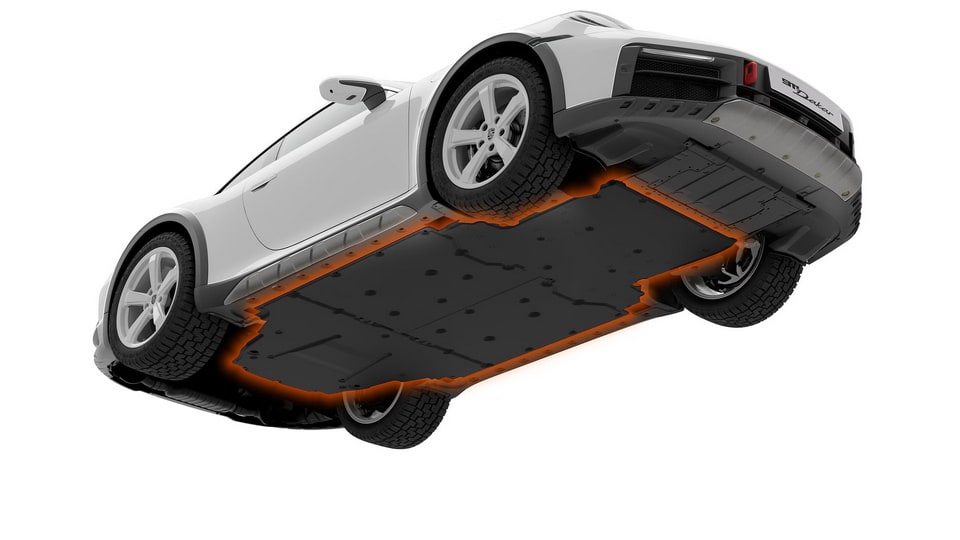 Комплект защиты кузова и днища Dakar для Porsche 911 992.1 Dakar — фото 2