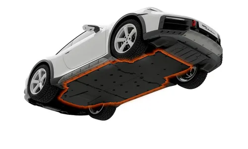 Усиленная облицовка днища, 3 детали для Porsche 911 992.1 Dakar — фото 1