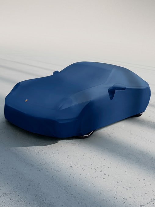 Уличный защитный чехол Outdoor Plus, Синий для Porsche 911 992.2, с Aerokit — фото 3