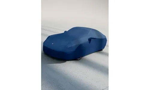 Уличный защитный чехол Outdoor Plus, Синий для Porsche 911 992.2, с Aerokit — фото 3