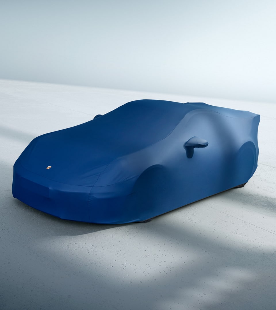 Уличный защитный чехол Outdoor Plus, Синий для Porsche 911 992.2 GT3, с Aerokit — фото 3