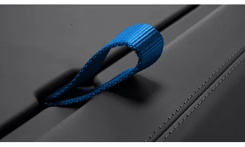 Ременные петли багажного бокса салона, синие Shark Blue для Porsche 911 992.2 GT3 — фото 1