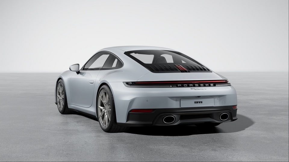 Спортивная выпускная система, серебристый глянцевый для Porsche 911 992.2 — фото 2
