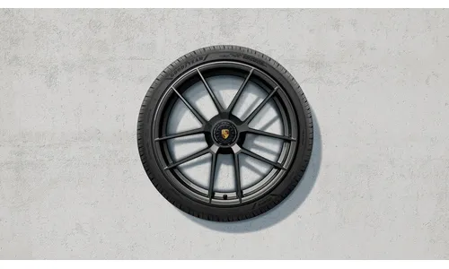 Комплект зимних колёс 20/21 дюймов, дизайн Carrera GTS, антрацитовый серый, центральное крепление для Porsche 911 992.2 — фото 1
